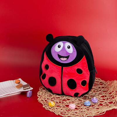 

Tailored Ladybug Cartoon Cute Animal Plush Backpack Toddler Mini School Bag For Kids