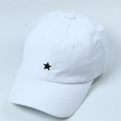 

Korean Simple Hat New Spring&Summer Female Baseball Cap Letter Embroidery Pentagon Star Outdoor Leisure