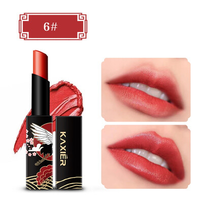 

1 Pcs Forbidden City Chinese Style Lipstick Long-lasting Lip Cosmetics Matte Waterproof Lip Stick Chinese Red Series Lipstick