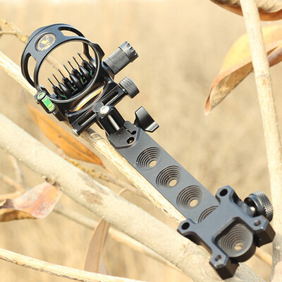

Compound Bow Sight 7 Pin Archery Micro Adjustable Hunting Aluminum Alloy