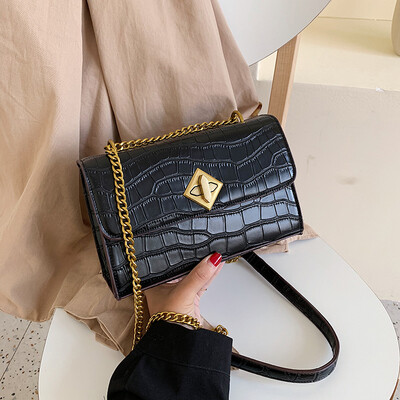 

Autumn&winter senior retro small bag women 2019 new tide Korean style chain Messenger bag temperament small square bag