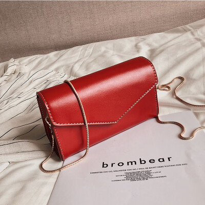 

Senior sense bag female 2019 new wave Korean version of fashion wild simple temperament chain shoulder slung small square bag