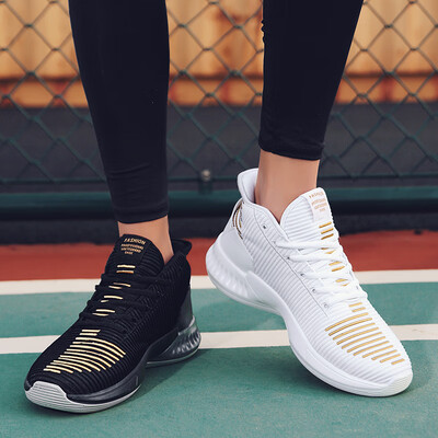 

Breathable basketball shoes mens shoes flying woven sports shoes boots wearable shoes