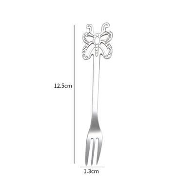 

Stainless Steel Creative Cartoon Cup Coffee Cup Butterfly Spoon Household Items