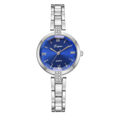 

Roman Number Watch For Women Diamond Bracelet Band Stainless Steel Analog Quartz Wristwatch Lady Female Watches