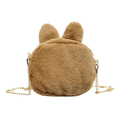 

Plush Rabbit Ear Women Crossbody Bag Chain Messenger Handbag Shoulder Bags