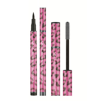 

Brand Big Eyes Makeup Kit Black Eyeliner Pencil Feather Liquid Eye Liner Pen Waterproof Mascara Cosmetics Set
