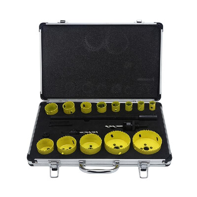 

Bi-metal Hole Saw Kit Gypsum Board PVC Plastic Downlight Woodworking Hole Opener Set 9PCM42
