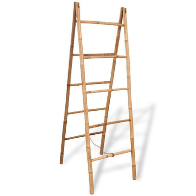

Double Towel Ladder with 5 Rungs Bamboo 197"x63