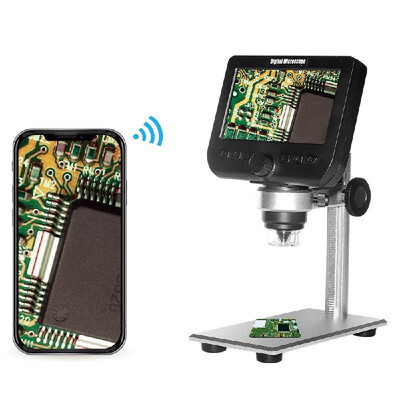 

20MP Multifunctional Wireless 43 Inch Display Screen Microscope with 8 Adjustable Brightness LED Lights Metal Bracket
