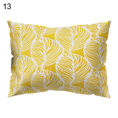 

Multicolor Flower Lemon Note Pillow Case Sofa Bed Car Cafe Decor Cushion Cover