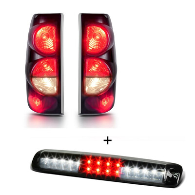 

For 1999-2006 Chevy Silverado Rear Replacement Tail Lights 3rd Brake Light Set