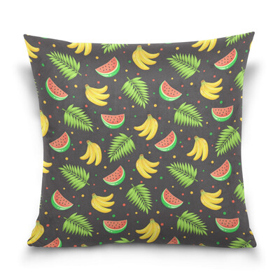 

ALAZA Throw Pillow Cover 16 X 16 inch Christmas Gift Cushion Cover with Fruits Pattern Printed Pillowcase