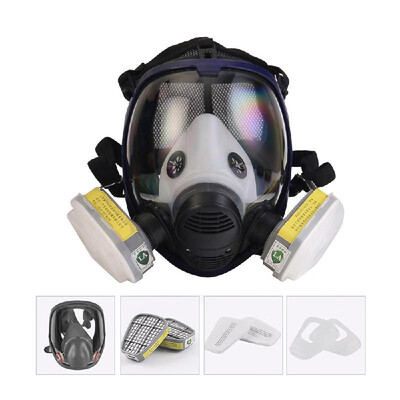 

Ball Type Large Field View Dust Mask Specially for Painting Pesticide Chemical Fire Control Gas Mask Comprehensive Cover Safety Gu