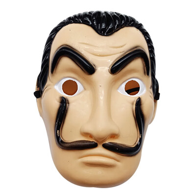 

Dali Plastic Halloween Mask Paper House La Casa De Papel Cosplay Decoration Masquerade Funny Tools Funny Mask