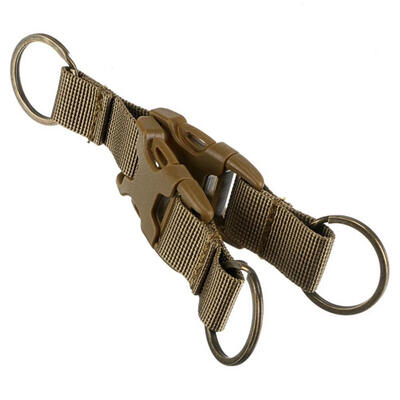 

Outdoor Combat Backpack Hang Buckle Multifunctional Three Rings Carabiner