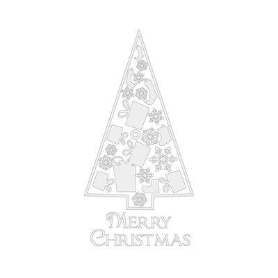 

Tailored Merry Christmas Window Wall Sticker Decals Santa Claus Xmas Tree Home Decoration