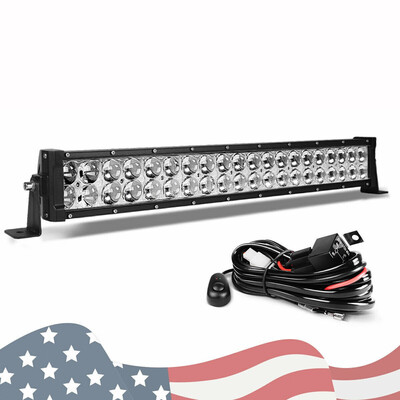 

22" inch 120W LED Work Light Bar Combo Spot Flood Driving Off Road SUV Boat ATV
