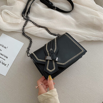 

Ins super hot small bag summer popular chain womens bag new 2019 fresh small square bag single shoulder bag oblique satchel bag