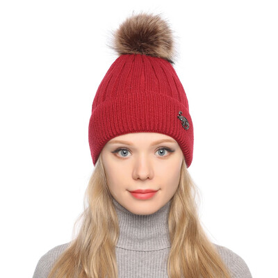 

Tailored Fashion Women Curling Cap Hat Winter Warm Thickened Knitted Ball Cap