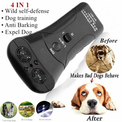 

Ultrasonic LED Anti Bark Device Dog Training Repeller Ultrasonic Anti Bark Stop Barking Tool