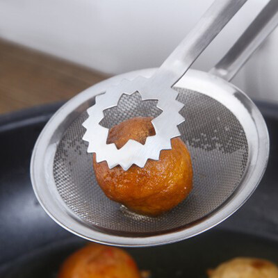 

〖Follure〗Multi-functional Filter Spoon With Clip Food Kitchen Oil-Frying Salad BBQ Filter