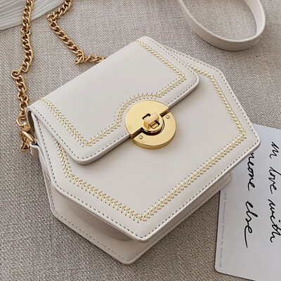 

New products chain womens new style 2019 mesh one-shoulder one-shoulder one-shoulder one-shoulder one-shoulder one-should