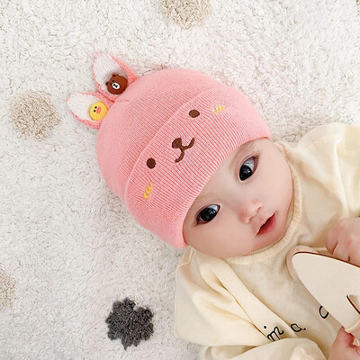 

Toddler Kids Girls Boys Baby Cartoon Bear Warm Crochet Knit Hat Beanie Cap Hat