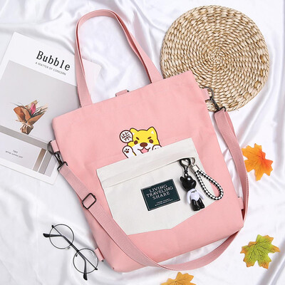 

Multi-Style Durable Sturdy Canvas Bag Girl Slant Bag Student Bag Shoulder Bag