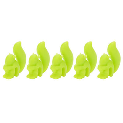 

5pcs Cute Silicone Squirrel Tea Bag Hanging Tea Infuser Mug Cup Clip Label