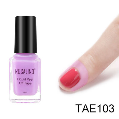 

6ml Anti-freezing Peel Off Nail Art Latex Cuticle Guard pink Cuticle Protector Nail Polish Manicure Nail Art Latex