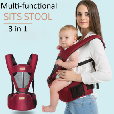 

UK Adjustable Infant Baby Carrier Wrap Sling Newborn Backpack Breathable 0-4Y