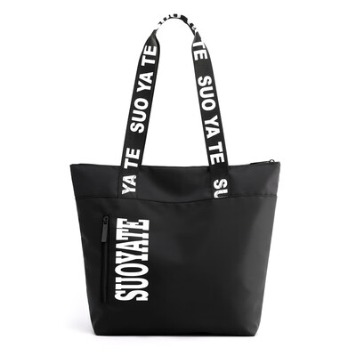 

Canvas bag ladys one-shoulder simple waterproof handbag light&large-capacity lady shopping bag ladys bag