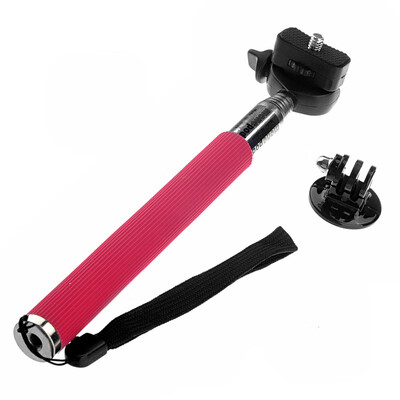 

Telescopic Handheld Monopod with Tripod Mount Adapter for Sport Camera Gopro HD Hero 1 2 3 3 4 Rose