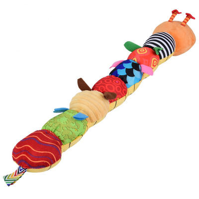 

Greensen Baby Cartoon Caterpillar Plush Doll Musical Bell Ring Rattle Toy