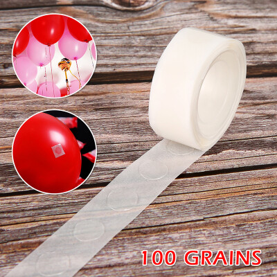 

100Pcs Balloons Glue Dots Point Double Sided Adhesive Glue Point Tape Party Decoration Birthday Party Decorations