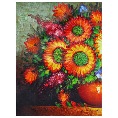 

Gobestart 5D DIY Diamond Painting Embroidery Round Diamond Home Decor Gift