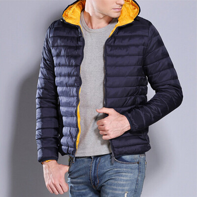 

Winter Mens Casual Coat Business Lightweight Hooded Warm Outwear Fashion Style