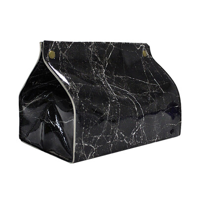 

Toponeto Home Car Tissue Case Box Container Napkin Papers Marbling Holder Organizer