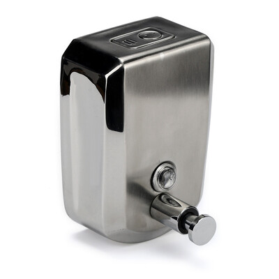 

〖Follure〗500ml Stainless Steel Liquid Soap Dispenser Wall Mount Shampoo Box