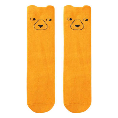 

Baby Boy Girl Cartoon Knee High Socks Cotton Non Slip Leg Warmer Stockings