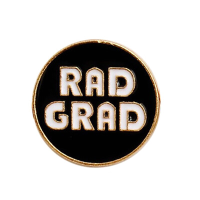 

2019 Fun Letter DIPLOMA GRADUATION GRADUATE BUTTON TIE LAPEL PIN BROOCH SKY