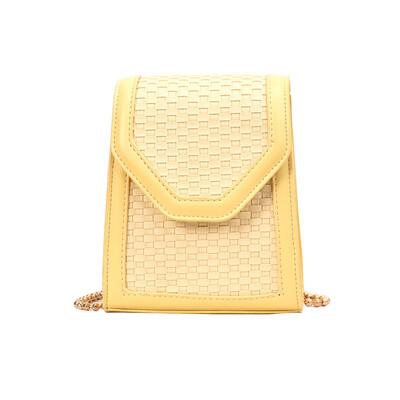 

Tailored Straw Small Bag Woman 2019 New Woven Fashion Shoulder Bag Chain Messenger Bag