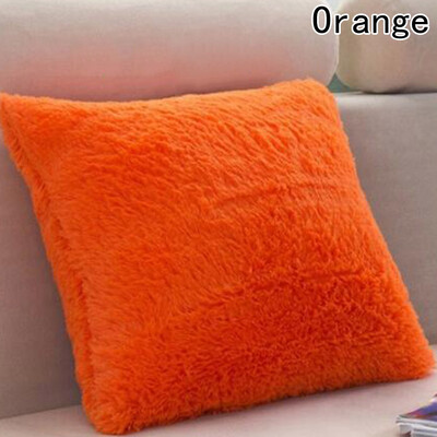 

Fashion Soft Plush Square Throw Pillow Cases Home Decor Sofa Waist Cushion Cover