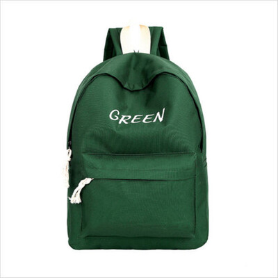 

2018 New Style Fashion Backpack Mens Womens Girls Boys Letter Backpack Bag School College Rucksack New