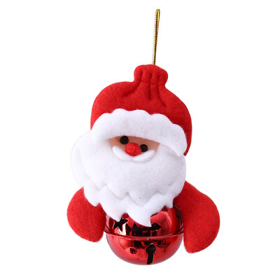 

Tailored 1PC Christmas Bell Hanging Ornaments Wooden Santa Claus Xmas Tree Pendant Decor