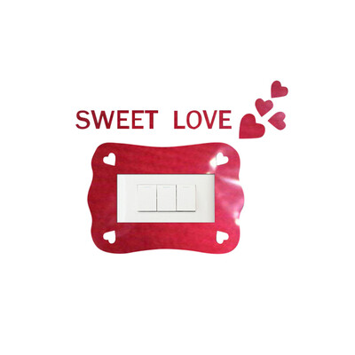 

〖Follure〗1PC Switch Sticker Home Decor Wall Mirror Style Photo Frames For Shop Switch