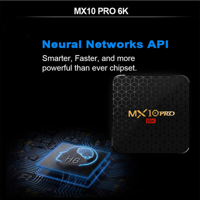 

MX10 PRO Smart TV Box Android 90 Allwinner H6 UHD 4K Media Player 6K Image Decoding 4GB 32GB 24G WiFi 100M LAN USB30 H265 VP