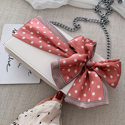 

North bag women 2019 spring&summer new small fresh Korean version of Joker shoulder slung fashion scarves chain small square b