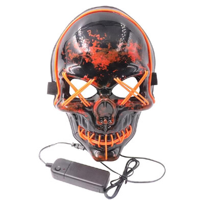 

Halloween LED Mask Cosplay Festival Masks Dark Night Light EL Line Light Mask Holiday Party Available Multicolor Optional